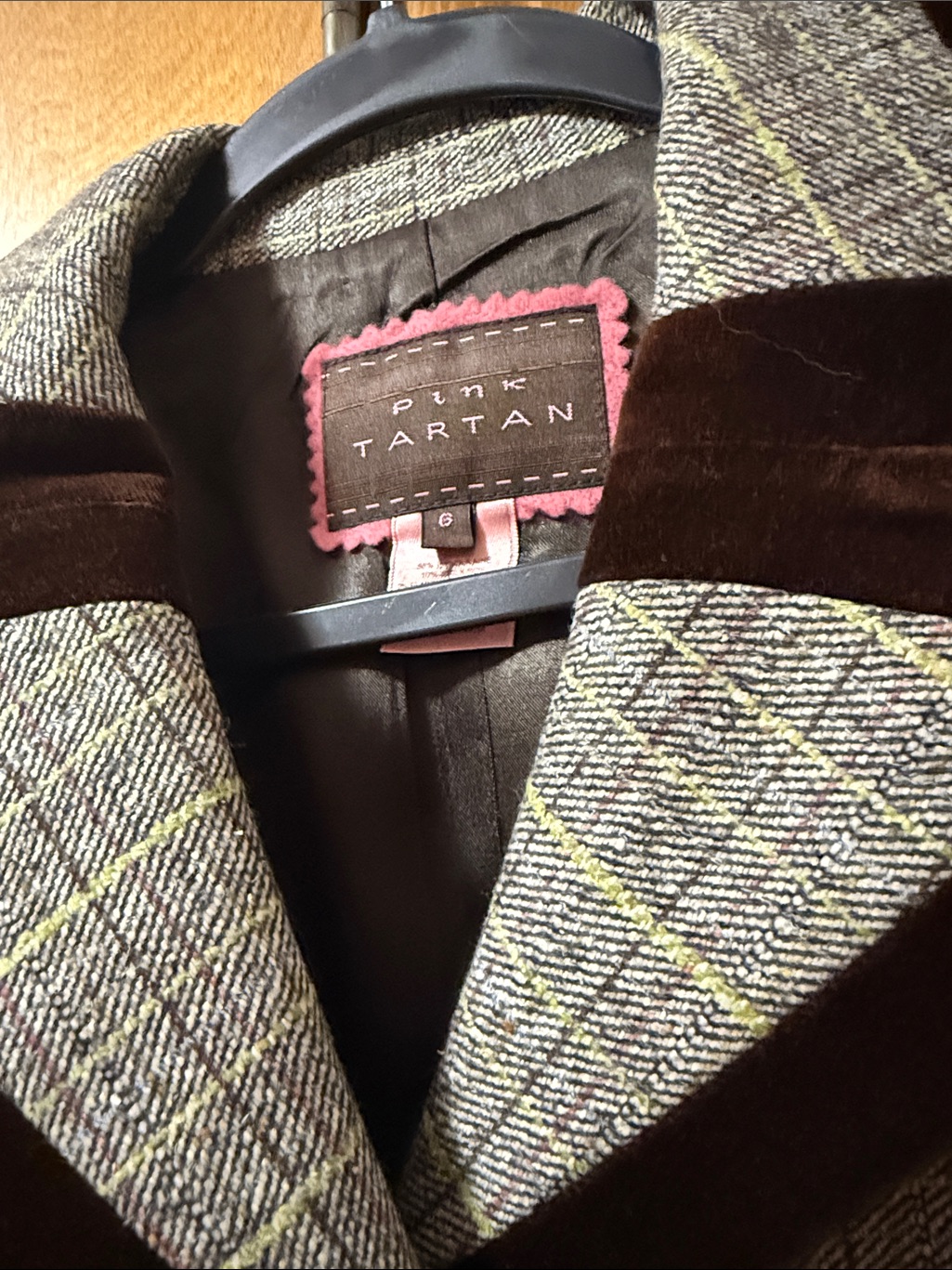 Wow Poshmark - Authentic Pink Tartan Blazer